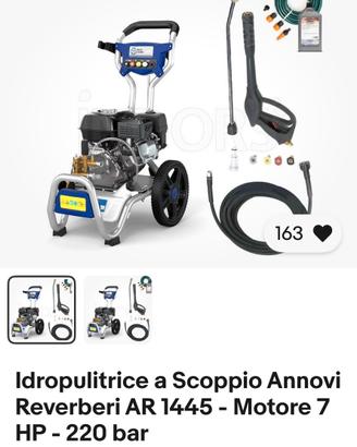 Idropulitrice 220 bar