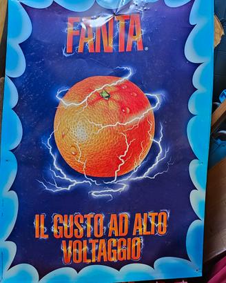 Insegna latta vintage Fanta