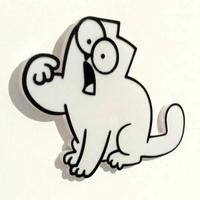 Gatto Decorativo 3D da Appendere – Artigianale 3D