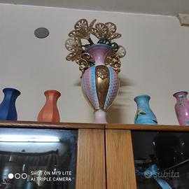 vaso più lume da tavolo antichi