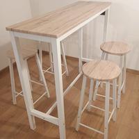 Tavolo alto con 4 sgabelli
