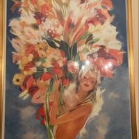 Stampa  - monte Carlo Flower Girl di Domergue