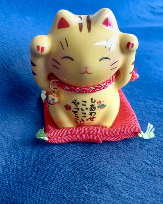 Yakushigama Coach, gatto ceramica giapponese