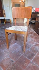 Set 4 sedie originali degli anni '50