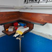 Mensola angolare artigianale