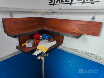 Mensola angolare artigianale