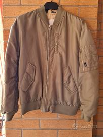 Bomber Bershka verde militare M