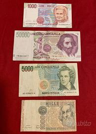 Banconote della storia della lira