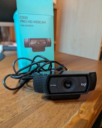 Webcam Logitech C920 Pro HD 1080p con scatola