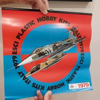 Calendario Vintage ESCI 1979 - Modellismo Aerei