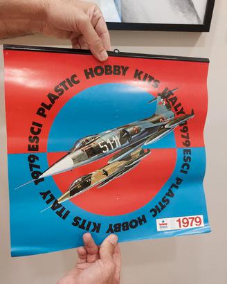 Calendario Vintage ESCI 1979 - Modellismo Aerei