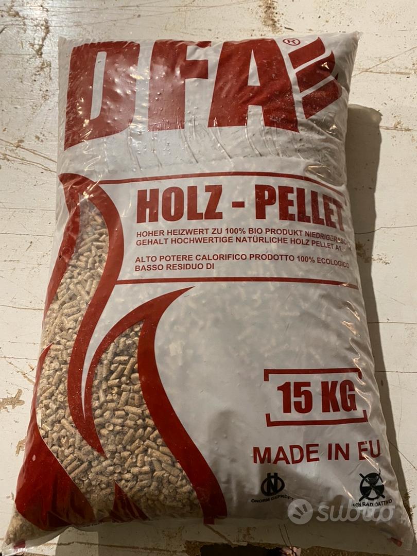 PELLET DI FAGGIO E ABETE- ALTO POTERE CALORIFICO (1 SACCO DA 15 KG) :  : Fai da te