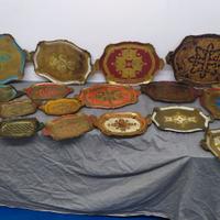 VASSOI FIORENTINI IN LEGNO CON MANICI