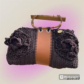 Borsa all uncinetto. Mc queen