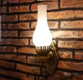 PARTICOLARI LAMPADE IN VETRO NUOVE