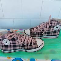 Converse All Star Chuck Taylor scozzesi rosagrigio
