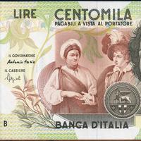 100.000 LIRE II tipo AA412287B FDS  Fazio-Speziali
