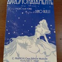 Spartito d’Epoca "Appassionatamente" (1978) 