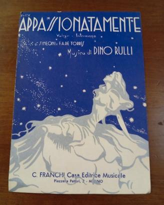 Spartito d’Epoca "Appassionatamente" (1978) 