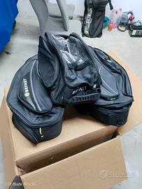 set borse laterali e borsa serbatoio magnetica