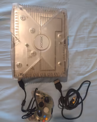 MICROSOFT ORIGINAL XBOX CRYSTAL LIMITED EDITION