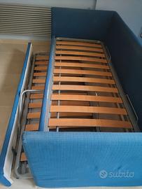 Letto singolo con secondo letto estraibile