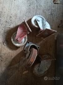 RUOTE GIREVOLI IN FERRO