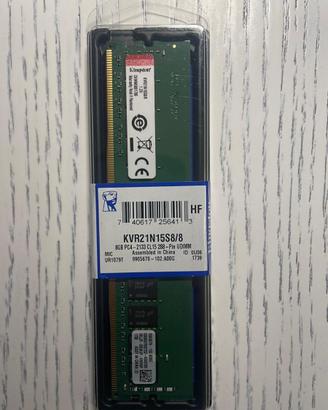 RAM Kingston KVR21N15S8/8 8 GB DDR4