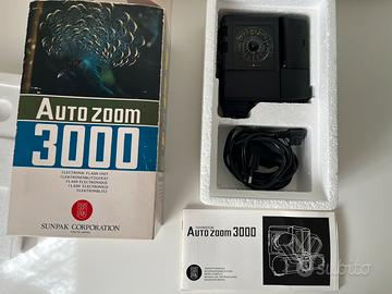 Flash elettronico Sunpak Auto Zoom 3000 Thyristor