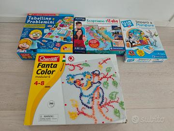 set giochi educativi