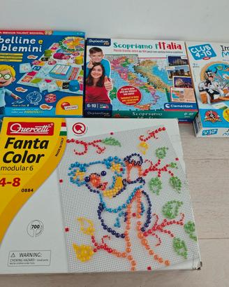 set giochi educativi