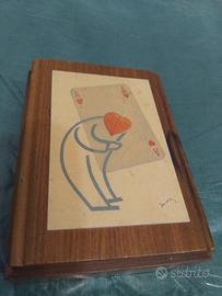 astuccio scatola carte gioco vintage DAL NEGRO.