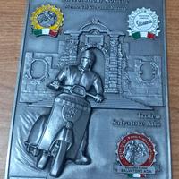 PLACCA RADUNO VESPA 12 TAPPA CAMPIONATO ITALIANO