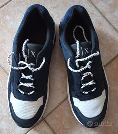 SCARPE AX ARMANI EXCHANGE COLORE BLU/BIANCO - MISU