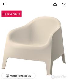 Sedia in plastica ikea
