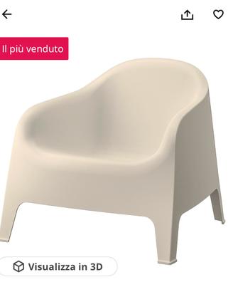 Sedia in plastica ikea