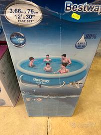 Piscina Bestway 366 diametro h 76 cm