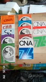12 TESSERE C.N.A. '65/'74+ISCRIZIONE CC 06/07/'61