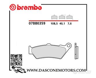 COPPIA PASTIGLIE BREMBO APRILIA DUCATI KTM