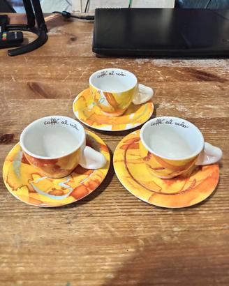 Set di tre Tazzine Caffè Thun