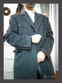 Cappotto grigio cc Corneliani in lana e cashmere