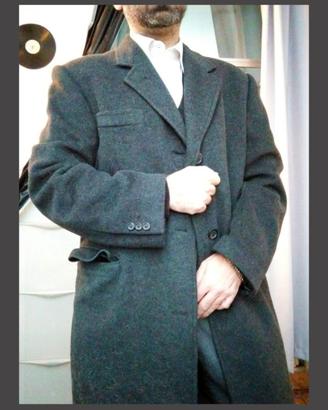 Cappotto grigio cc Corneliani in lana e cashmere