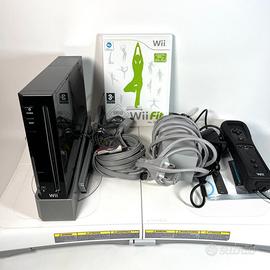 Wii Nera Con Wii Fit Completa.