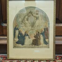 Quadro Incoronazione Vergine Maria Beato Angelico 