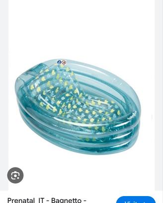 bagnetto vaschetta gonfiabile evolutiva