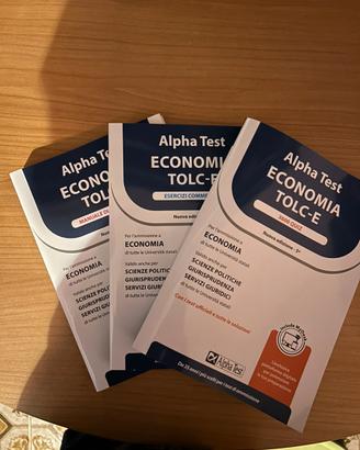Alpha test tolc-E economia