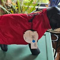 impermeabile cane rosso 