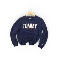 Felpa Tommy Hilfiger Blu Taglia XL