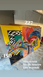 OLIO SU TELA + DECOLAGE