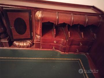 Scrittoio Lady secretaire in legno massello di mog